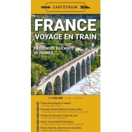 Järnvägskarta Frankrike Cartotrain